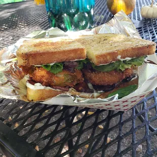 BLT ..a fried tomato