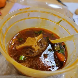 P21. Oxtail Beef Stew Noodle Soup (NEW) to go
