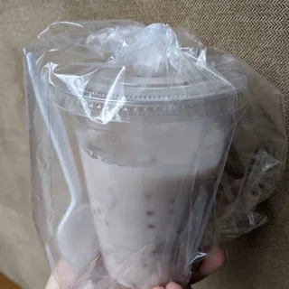 Taro, Tapioca, and Coconut Milk Dessert