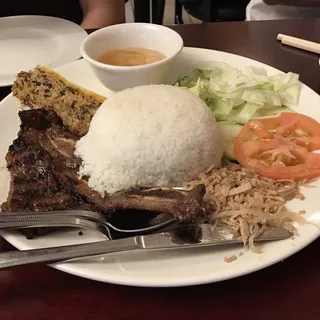 D4. Rice Platter with Grilled Pork