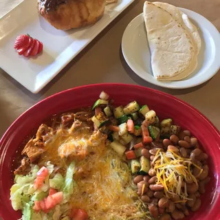 Carne Adovada and Eggs