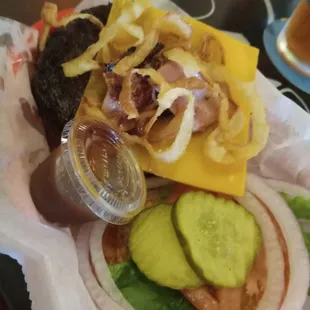 B&amp;B burger special for Cincy burger week