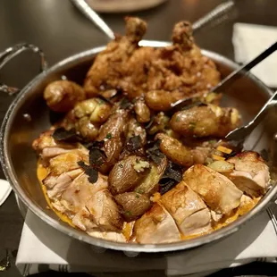 Whole Truffle Chicken two ways