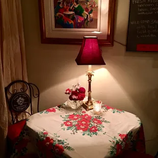 A romantic table