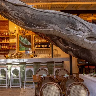 Outdoor Bar by the Tree