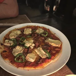 Bacon & Double Cream Brie Pizza