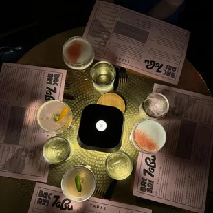 Everyone was happy with their cocktails.