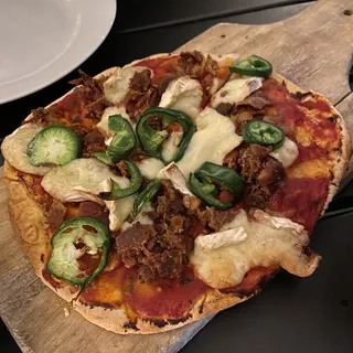 Bacon & Double Cream Brie Pizza