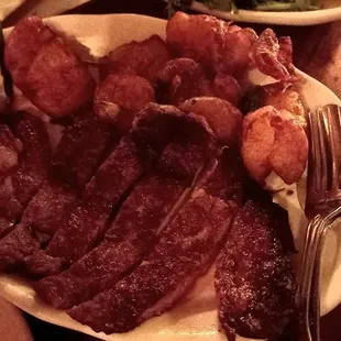 ribeye and potatoes
