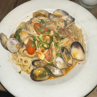 Seafood pasta