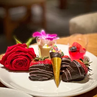 strawberry dipped in Chocolate