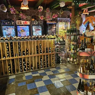 Wine selection upon entry