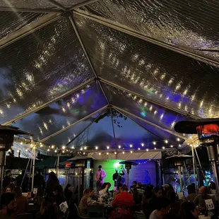 Live music, downstairs