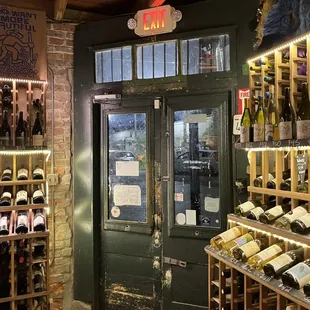 The wine store.