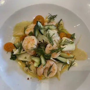 Poached Kauai Shrimp Salad