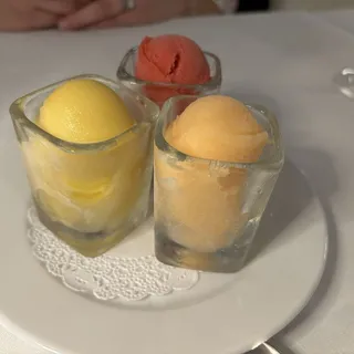 Fresh Sorbets or House-Made Ice Creams