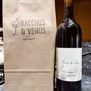 Had to bring back a delicious bottle of Rose &amp; Son Santa Ynez Valley Cab!