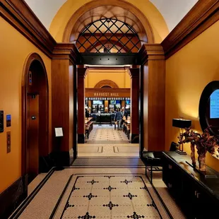 Hallway to Harvest Hall