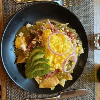 Loaded Green Chiliquiles