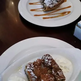Pecan Pie and Bread Pudding