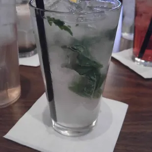 Cool cucumber mojito