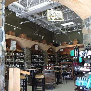 The wine cave! Awesome!