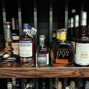 They got  the best whiskeys in town.