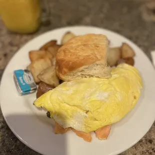 Salmon Omelette