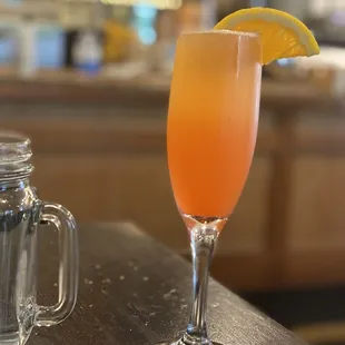 Strawberry  Sunrise Mimosa