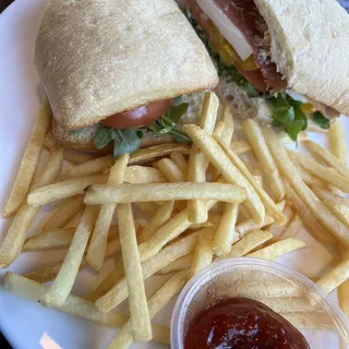 Prosciutto and Mozzarella Panini