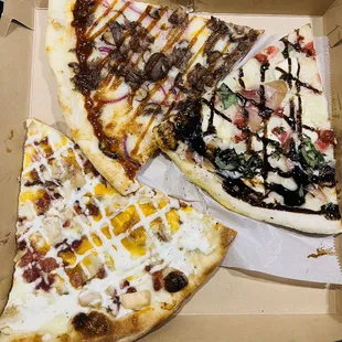 Chicken Bacon Ranch, Short Rib &amp; Caprese