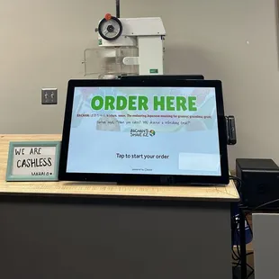 Order &amp; pay on the iPad - cashless