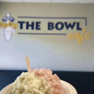 Regular Size - Strawberry Matcha Latte with Condensed Milk. Gotta get your bowl &amp; take a photo in front of the cafe sign inside!