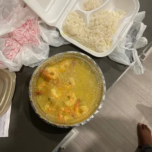 This was supposed to be mofongo con camarones