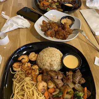 NY Strip & Shrimp Hibachi