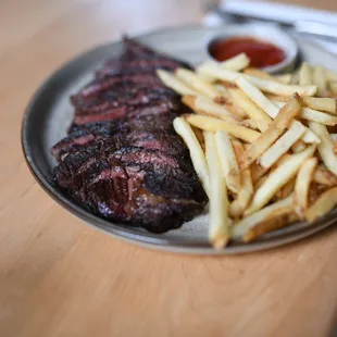 Churrasco with fries