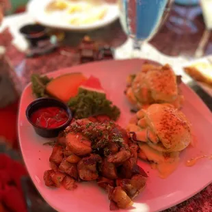 a plate of food