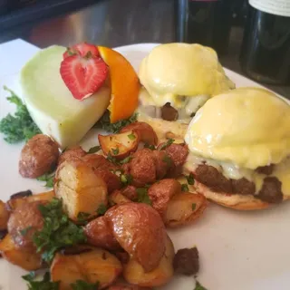 Crab Cake Eggs Benedict Brunch