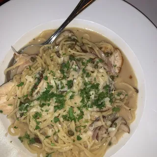 Chicken Piccata Pasta Dinner