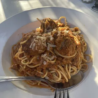 Spaghettis Meatballs