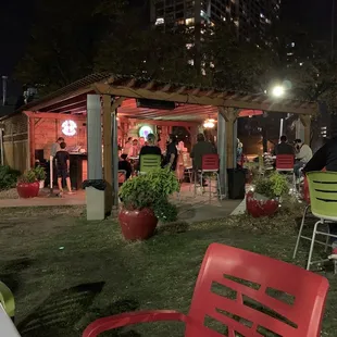 tacos, outside