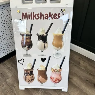 Milkshakes Options