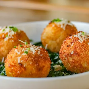 a close up of a bowl of food