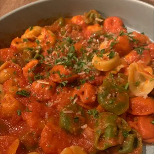 tortellini with house sauce