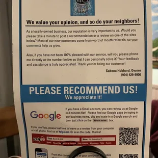 These folks value your reviews!