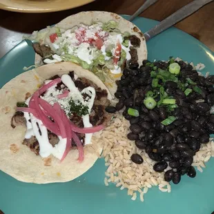 Chimichurri steak tacos.