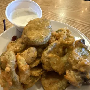 Deep fried pickles