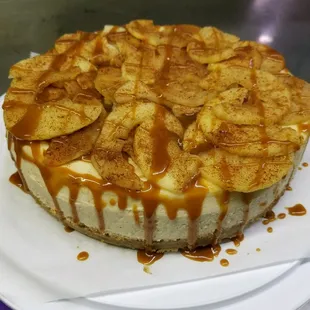 Carmel Apple Cheesecake