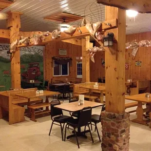 Separate dining rooms