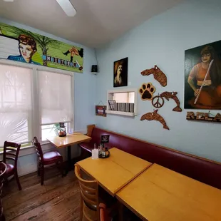 the interior of a restaurant